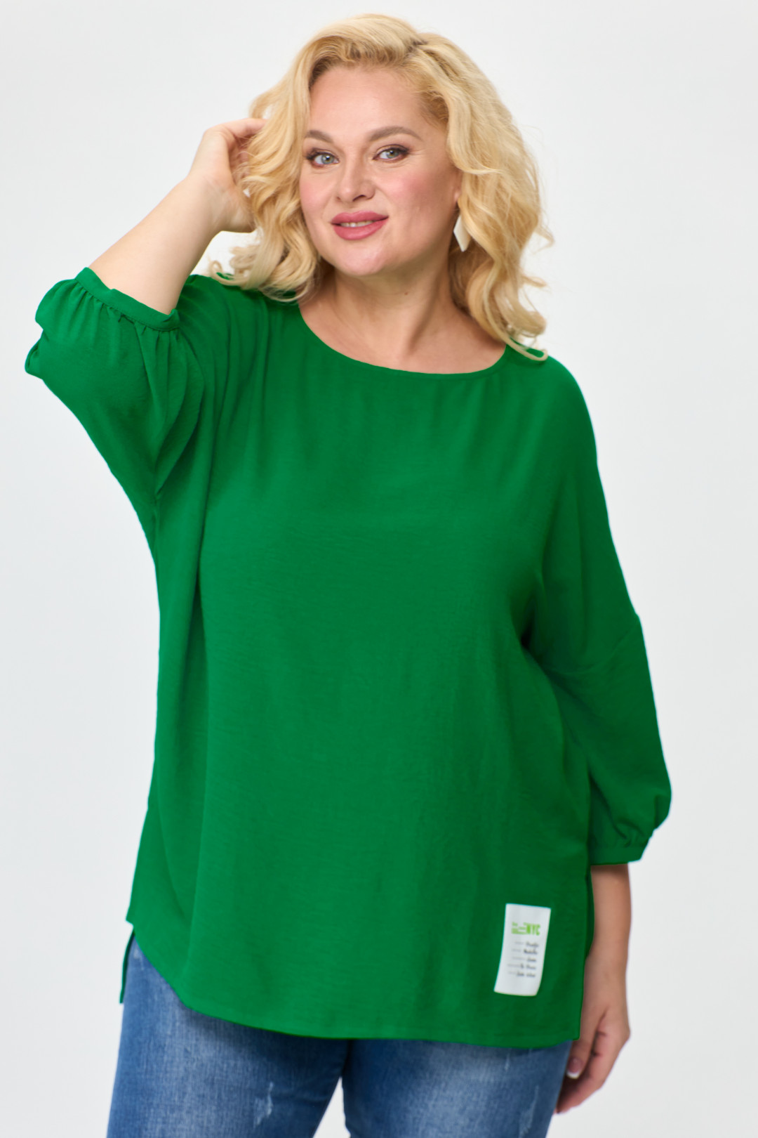 Блузка Abbi style 4006 изумруд - фото 5